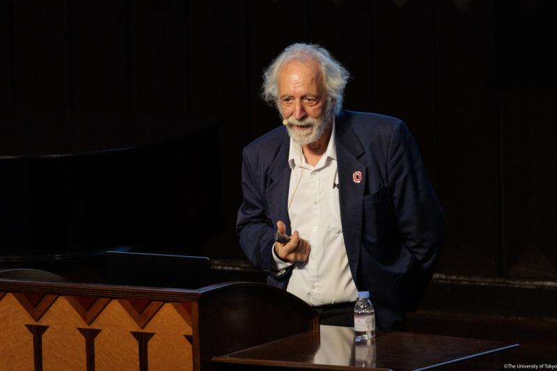 Pierre giving Lecture