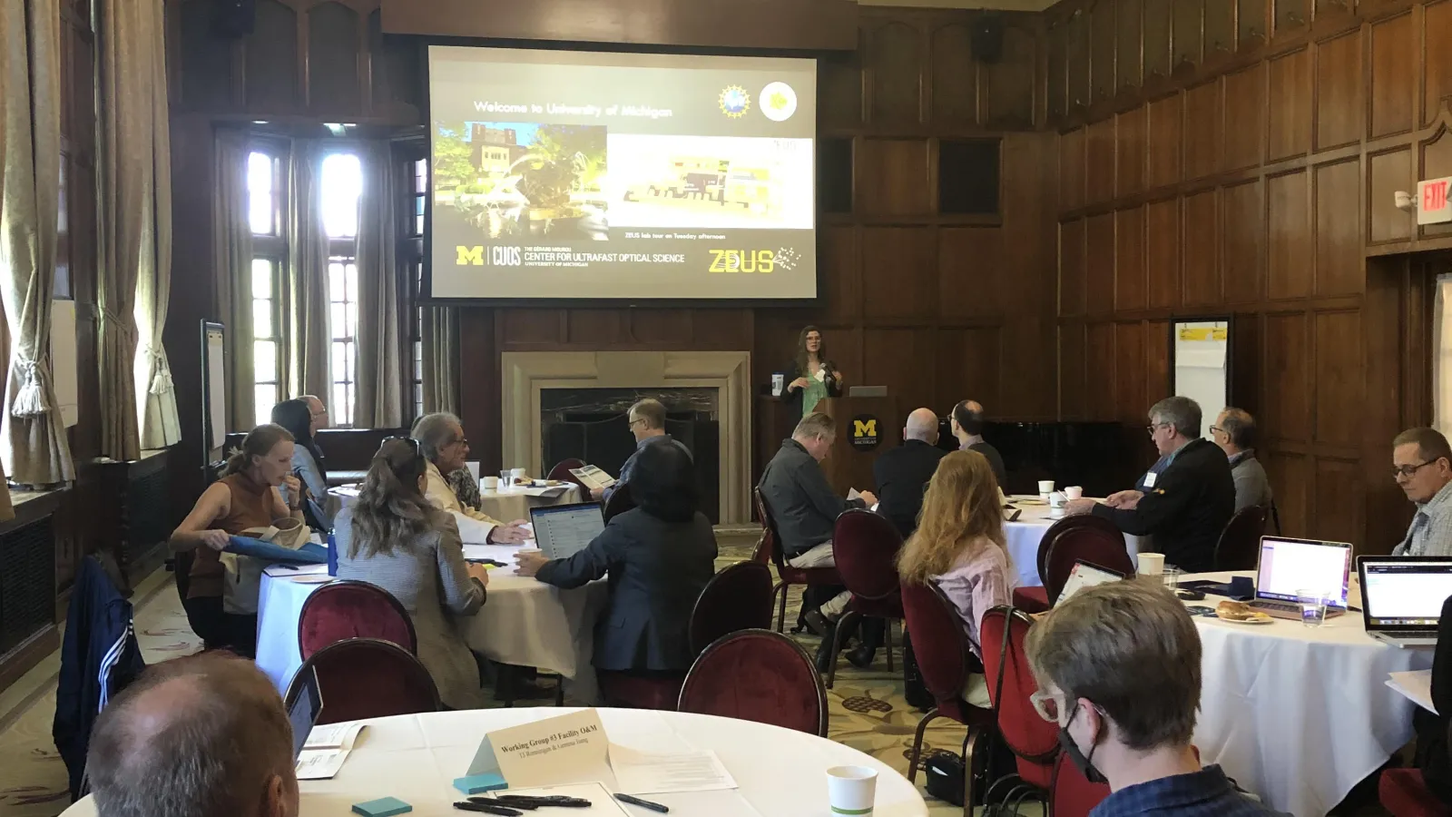 Louise Speaking at Workshop