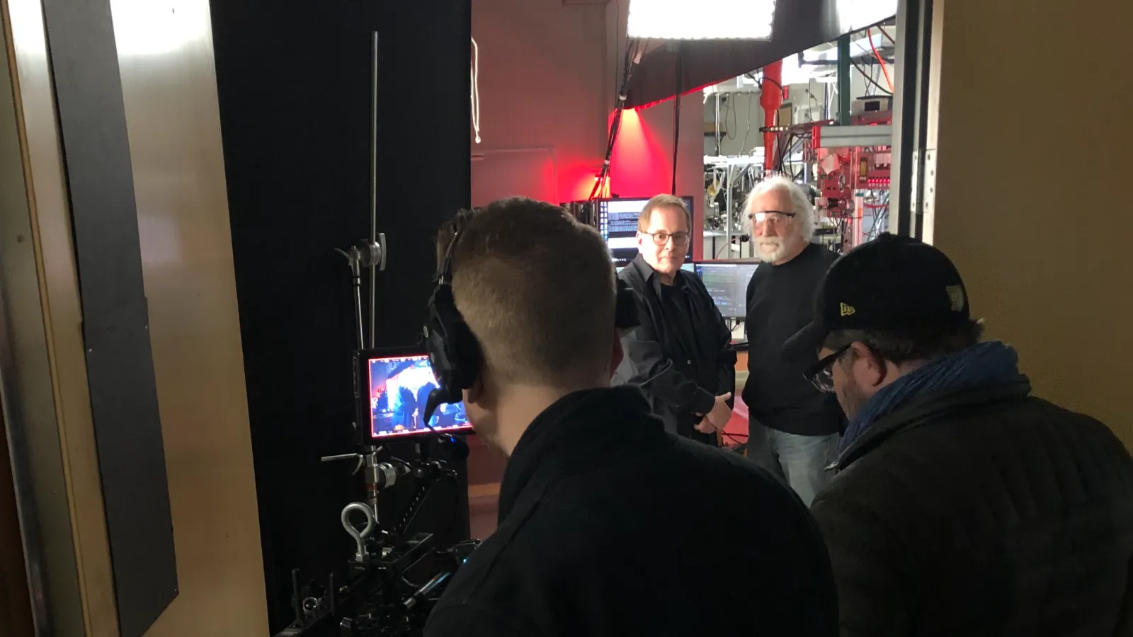 Pierre Agostini and Lou DiMauro commercial shoot