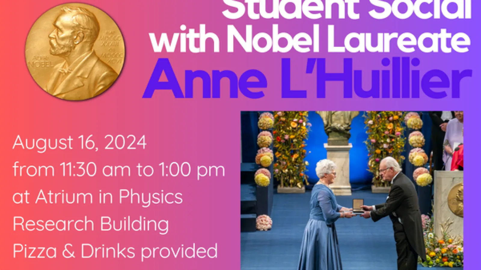 Anne L'Huillier Student Social Flyer Thumbnail