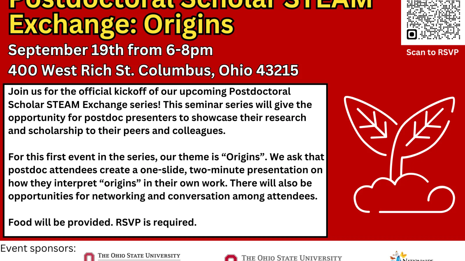 postdoc steam exchange flyer
