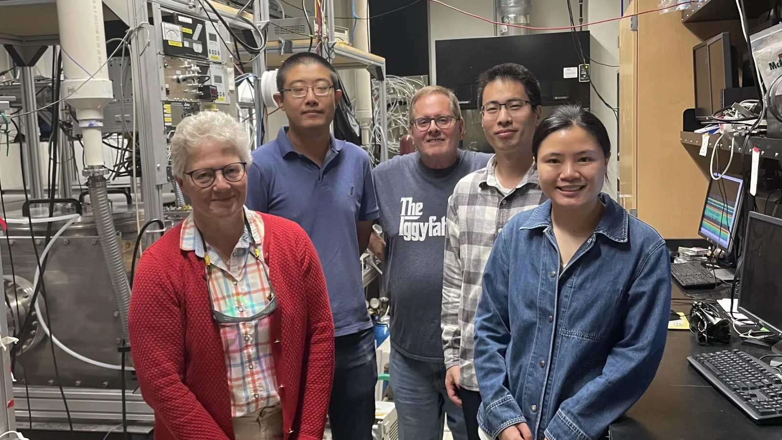 Anne Visits DiMauro Lab