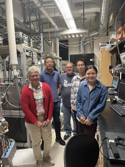 Anne Visits DiMauro Lab