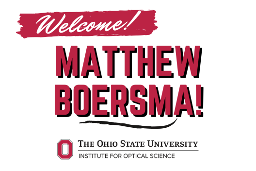 Sign Welcoming Matthew Boersma