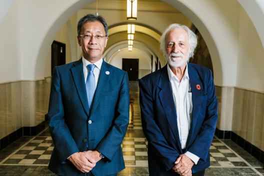 Pierre & President of UTokyo