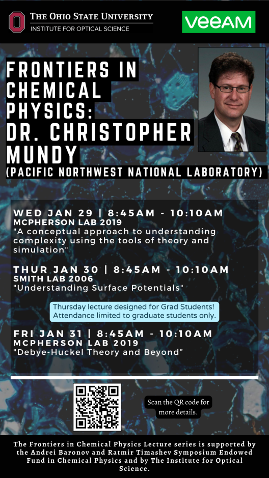 Dr. Christopher Mundy - Frontiers in Chemical Physics Updated