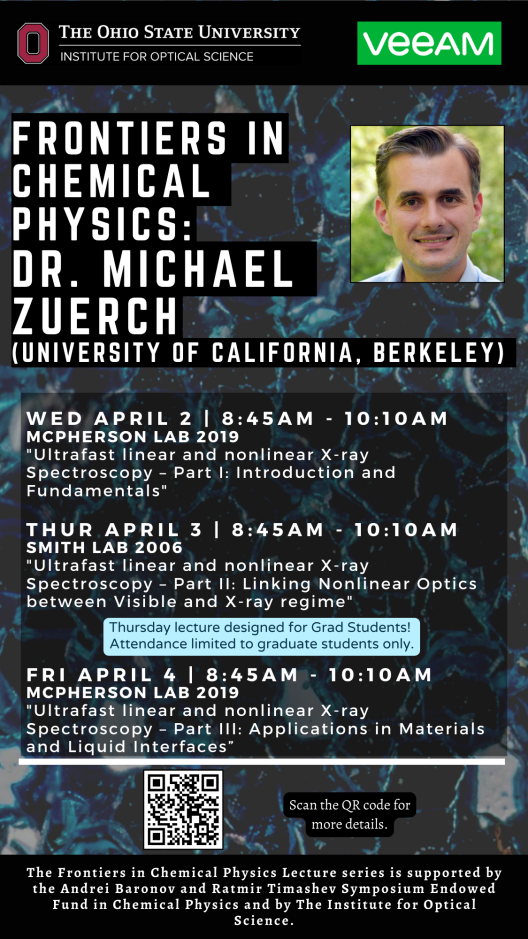 Dr. Michael Zuerch - Frontiers in Chemical Physics