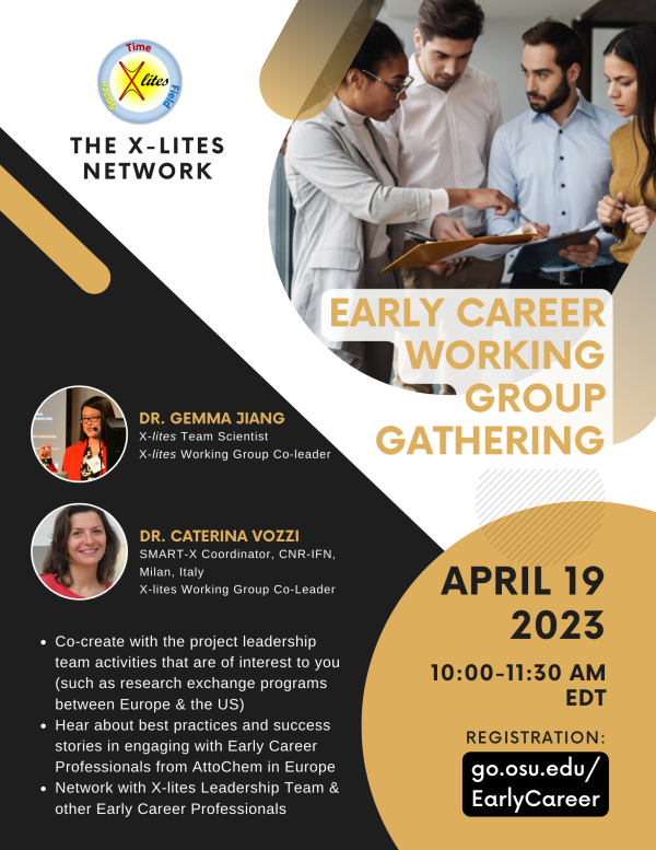 Early Career Working Group Flyer