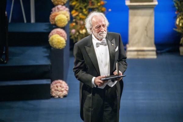 Pierre Agostini After Receiving His Prize