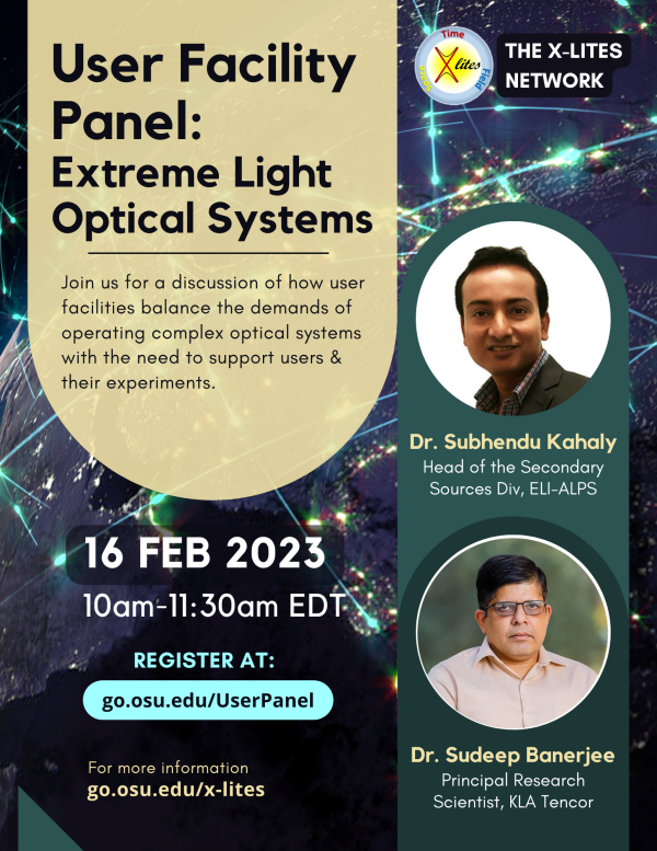 User Facility Panel corrected flyer