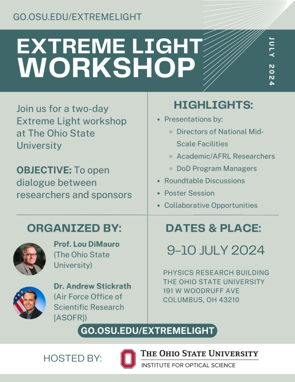 Extreme Light Workshop Flyer