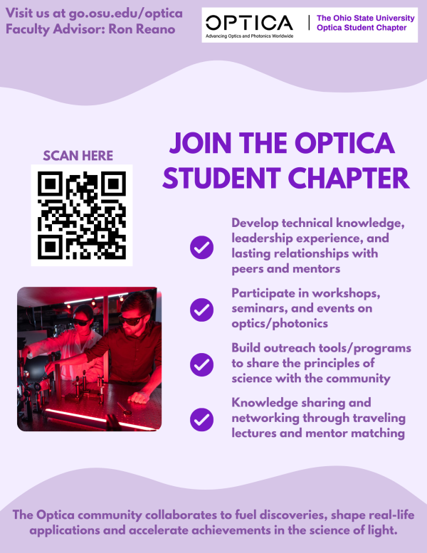 Optica Student Chapter Flyer