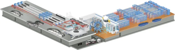 G12127e OMEGA+EP+FLUX facility rendering