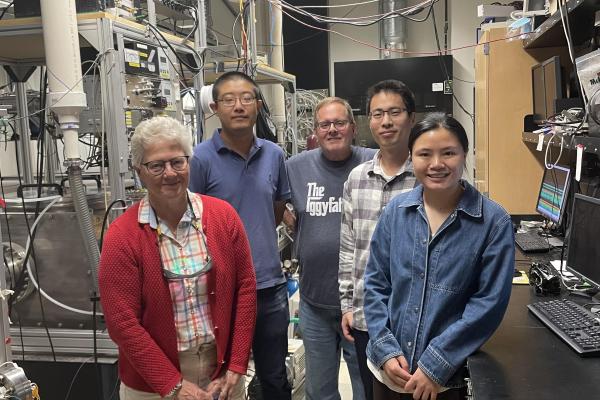 Anne Visits DiMauro Lab