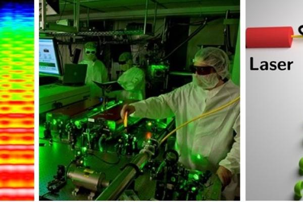 Three images of spectroscopy research Three images of spectroscopy research