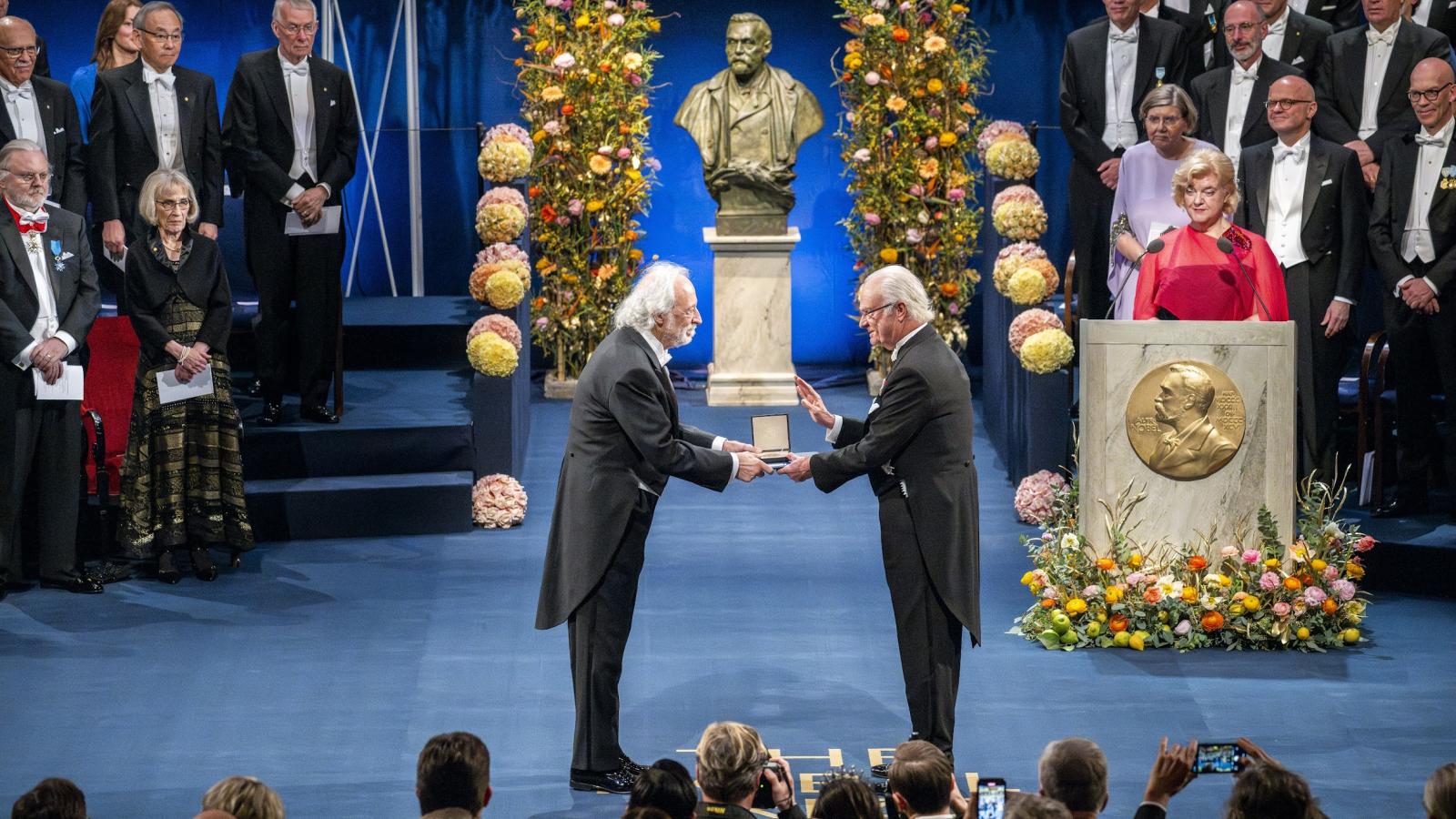 Pierre Agostini After Receiving Nobel Prize