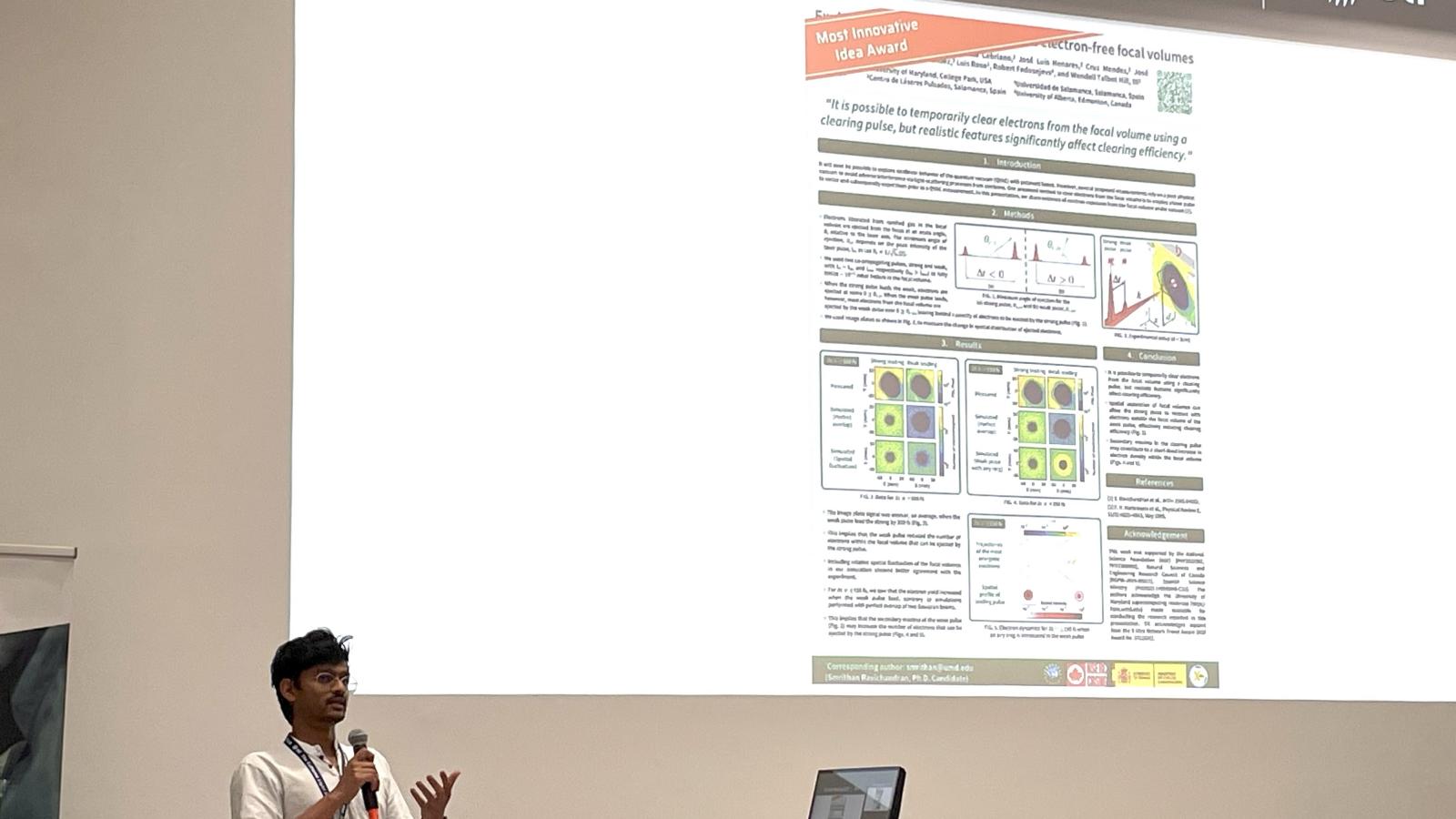 Smrithan Presenting